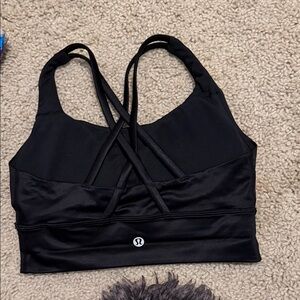 lululemon athletica Black Strappy Sports Bra